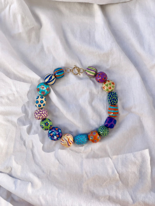 Collier Arc-en-fleurs