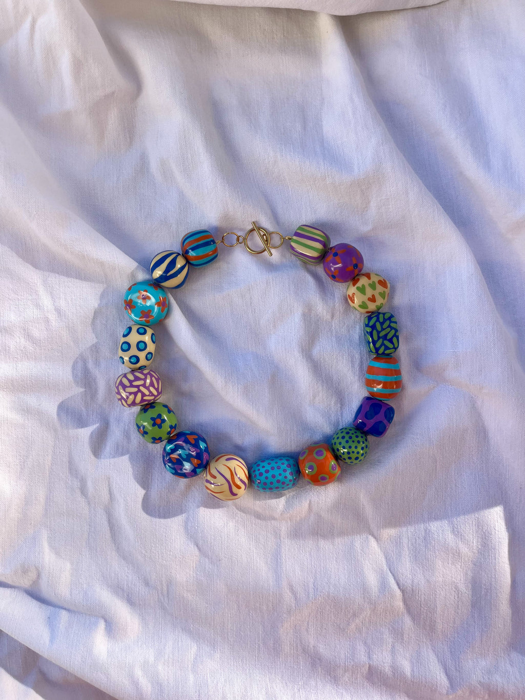 Collier Arc-en-fleurs
