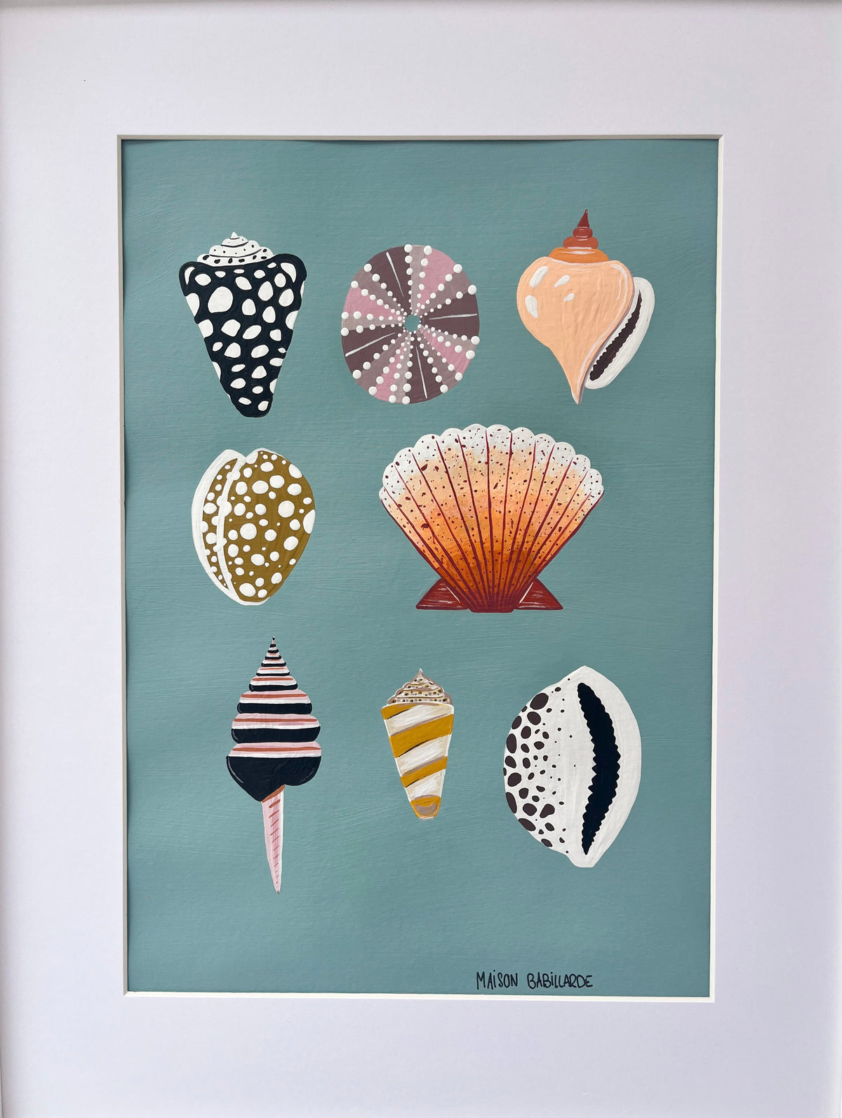 Peinture coquillages
