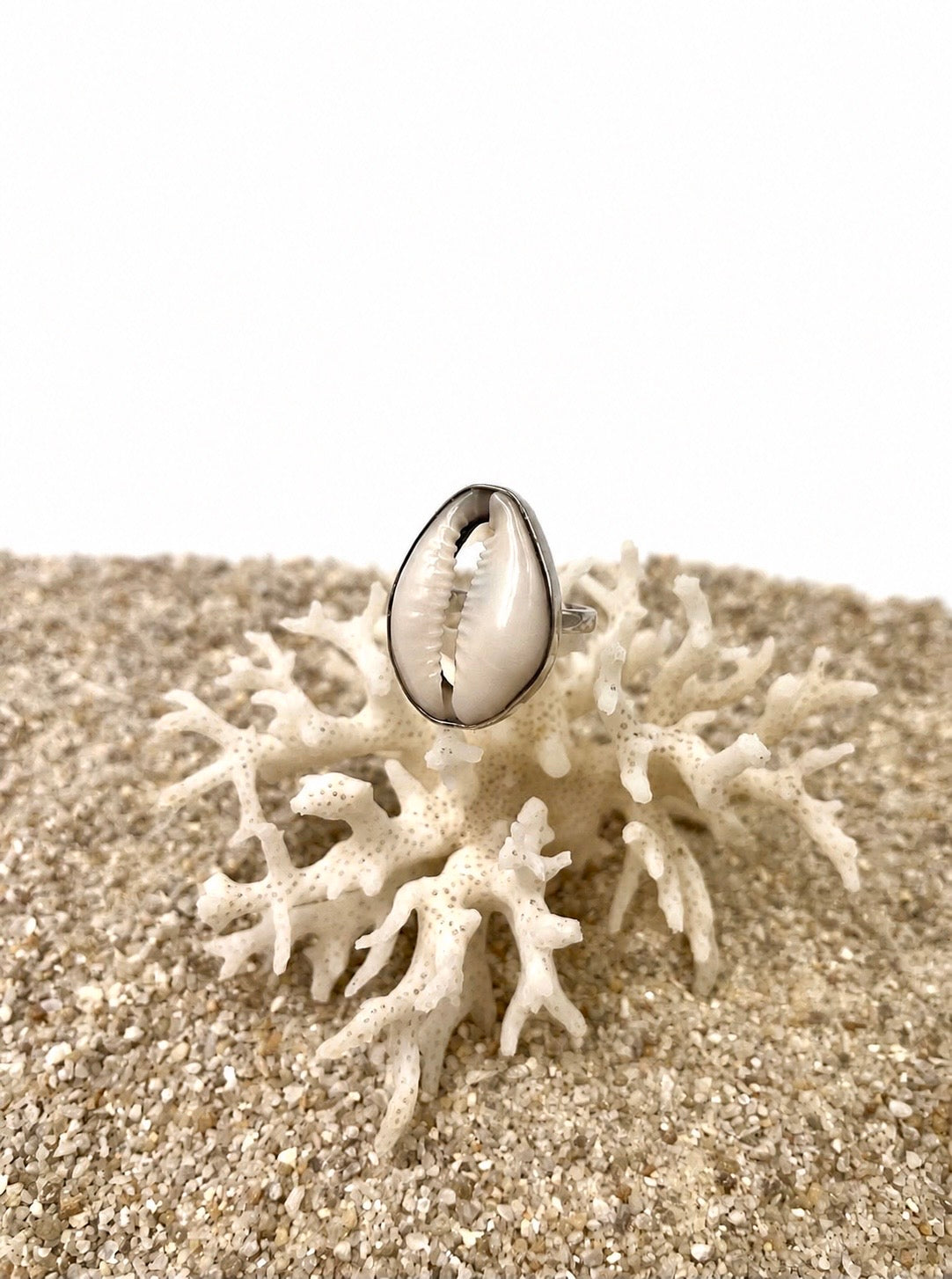 Bague Porcelaine blanche