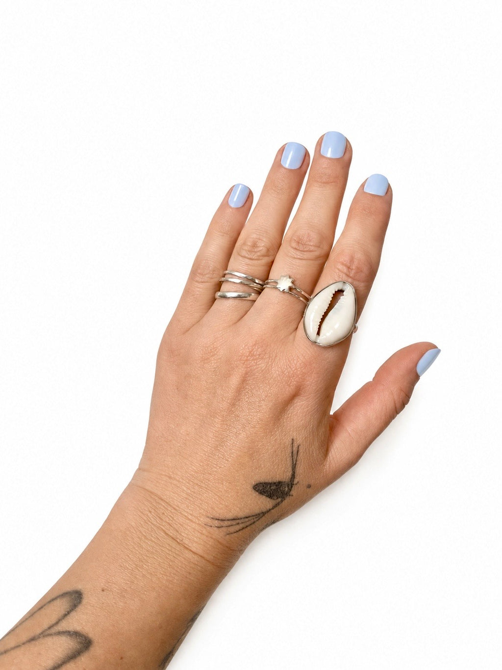 Bague Porcelaine blanche