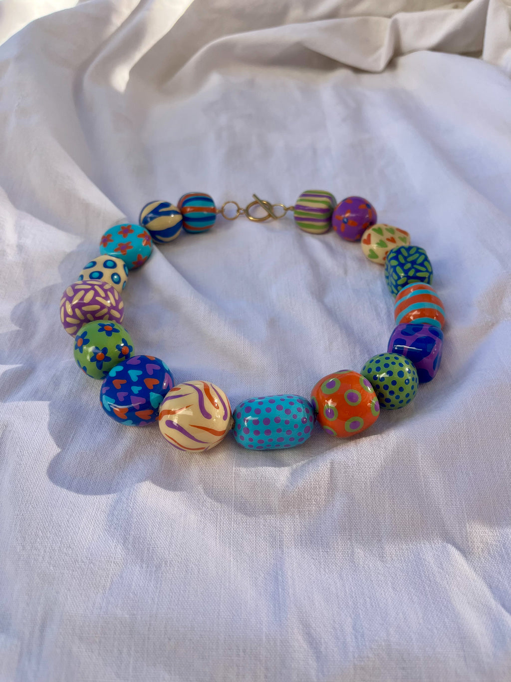 Collier Arc-en-fleurs